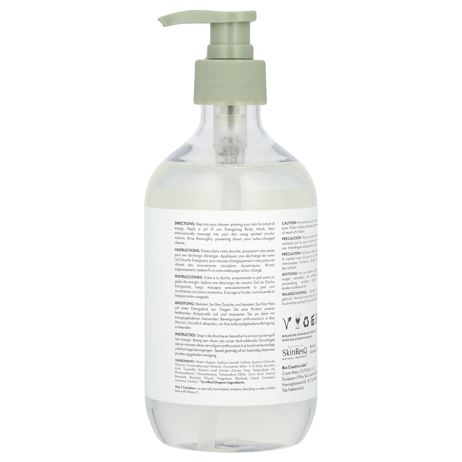 Petal Fresh, Skin ResQ Natural Treatments, Energizing Body Wash, 16 fl oz (473 ml) - Image 2