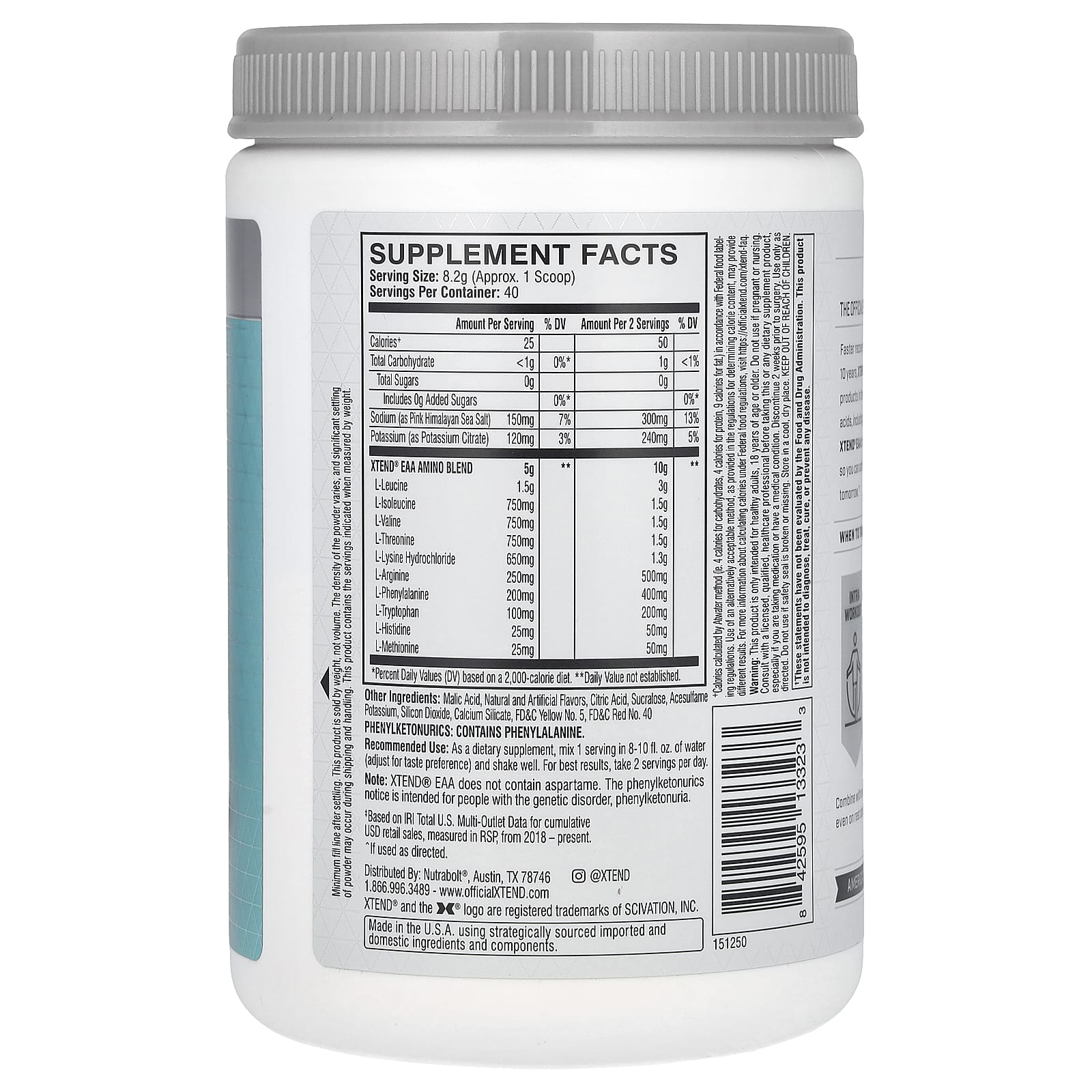 XTEND, EAA, Mango, 11.6 oz (328 g) - Image 2