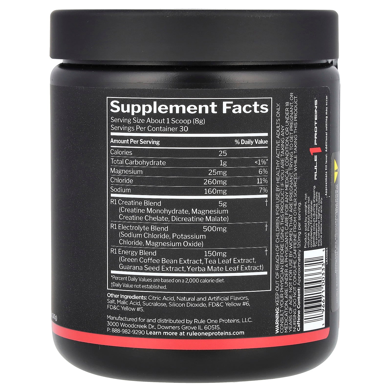 Rule One Proteins, Charged Creatine, Mandarin Mango, 8.47 oz (240 g) - Image 2