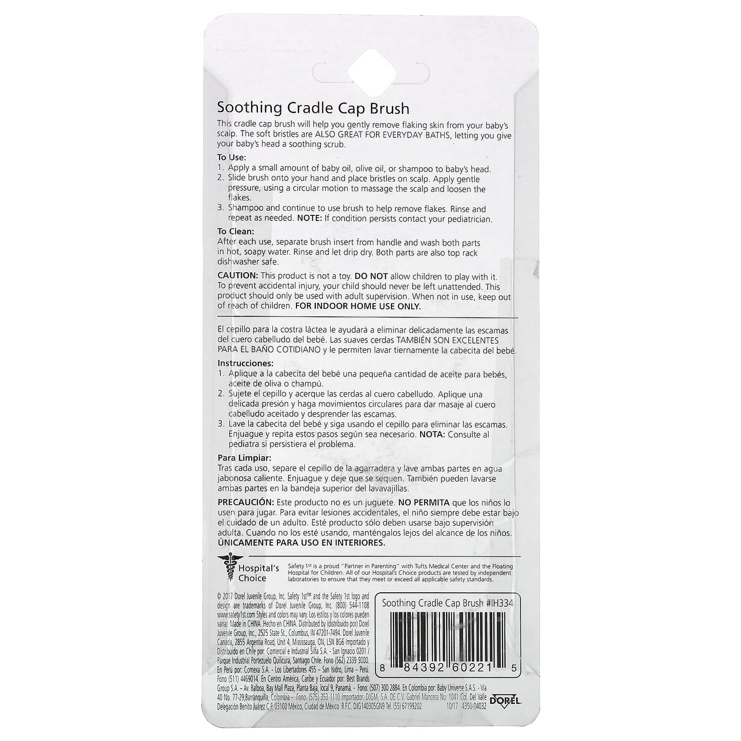 Safety 1st, Soothing Cradle Cap Brush, 1 Brush - Image 2