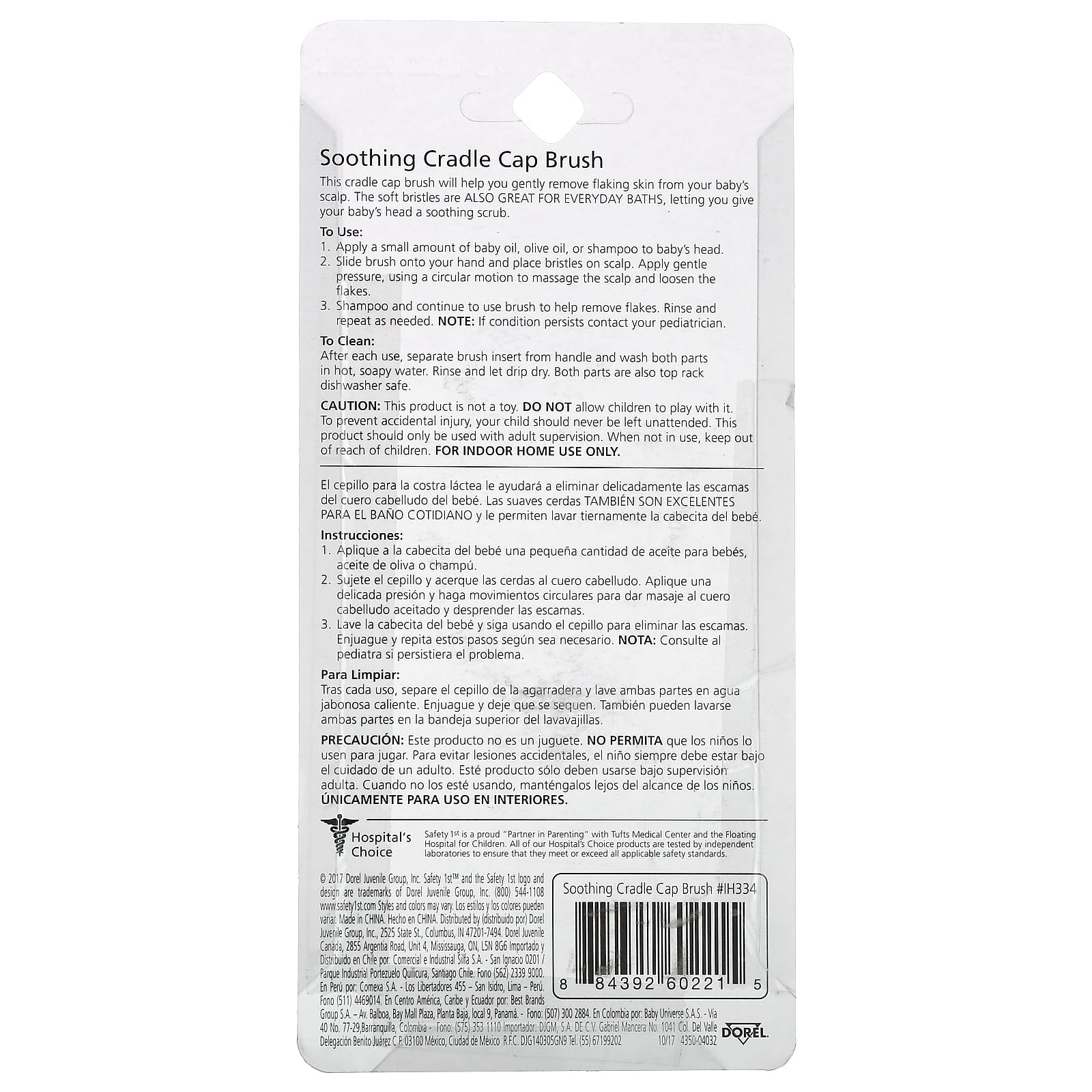 Safety 1st, Soothing Cradle Cap Brush, 1 Brush - Image 2