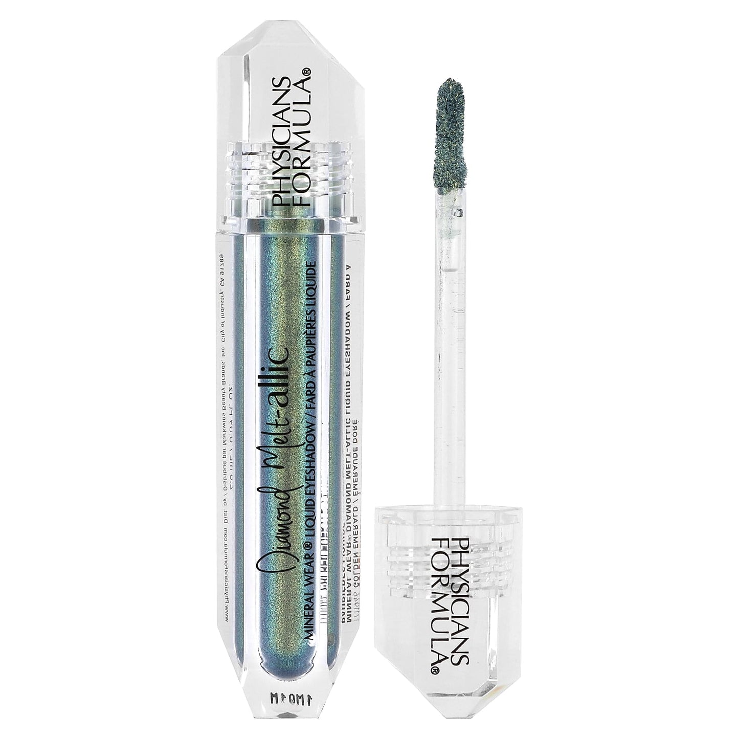 Physicians Formula, Mineral Wear, Diamond Melt-allic Liquid Eyeshadow, 1711946 Golden Emerald, 0.09 fl oz (2.8 ml) - Image 1