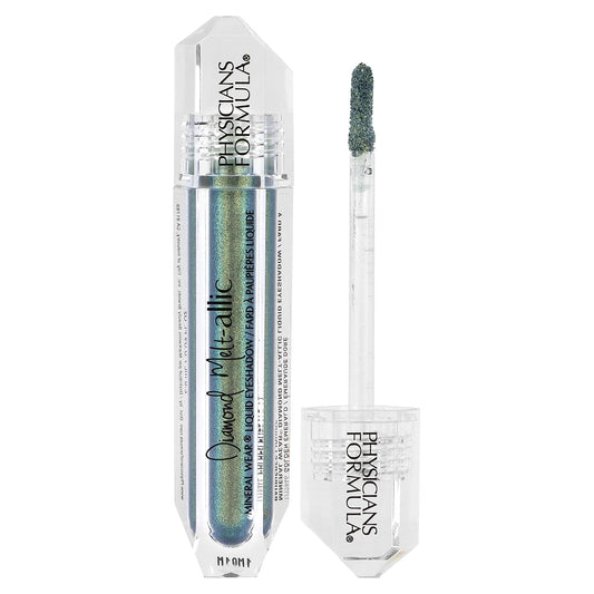 Physicians Formula, Mineral Wear, Diamond Melt-allic Liquid Eyeshadow, 1711946 Golden Emerald, 0.09 fl oz (2.8 ml) - Image 1