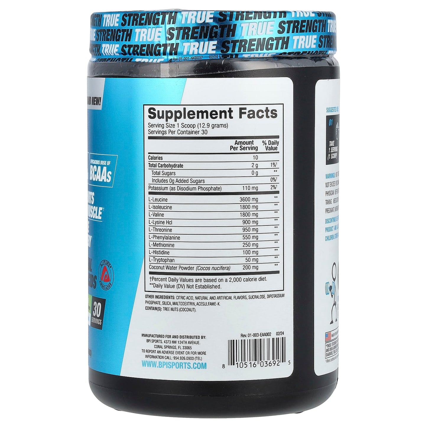 BPI Sports EAA Sour Power - 13.6 oz for Optimal Muscle Recovery - Image 2