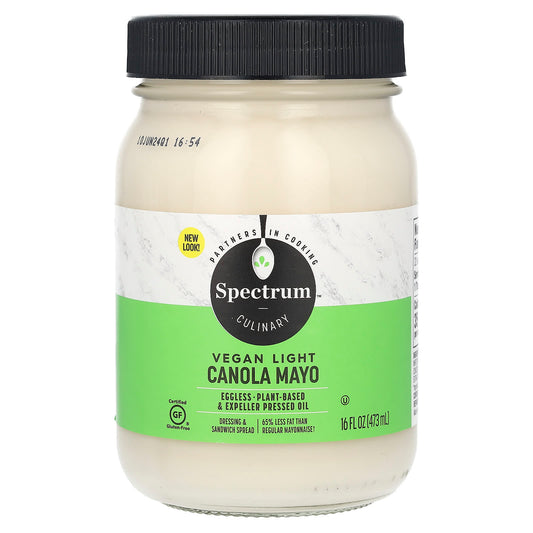 Spectrum Culinary, Vegan Light Canola Mayo, 16 fl oz (473 ml) - Image 1