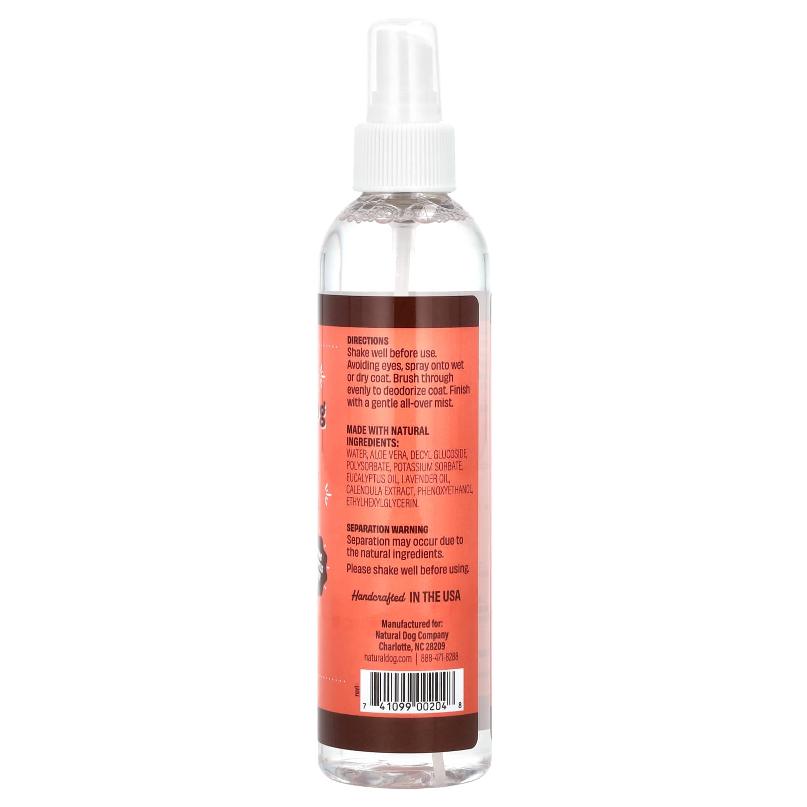 Natural Dog Company, Soothing Itchy Dog Spritz, For Dogs, 8 fl oz (237 ml) - Image 2
