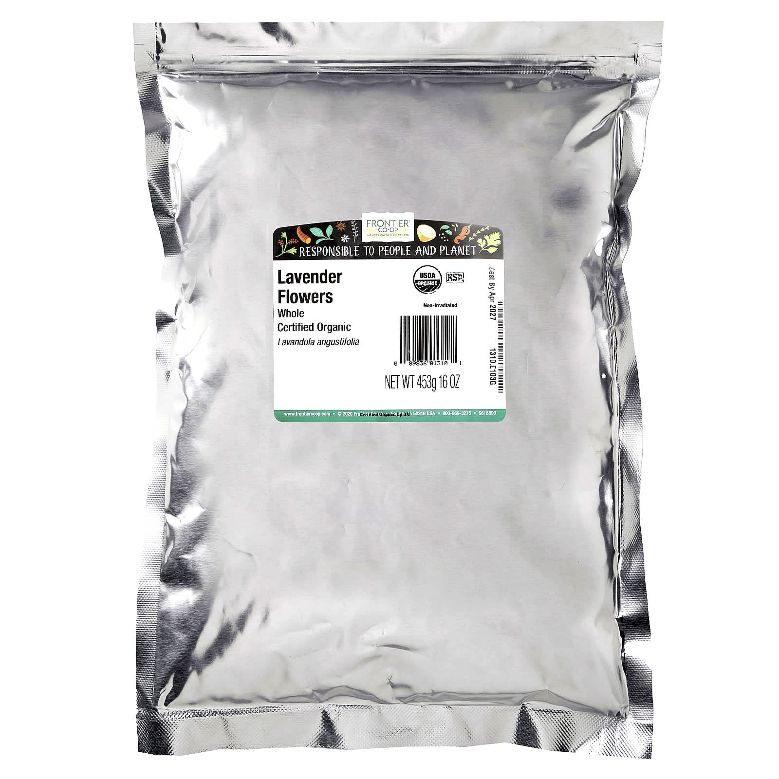 Frontier Co-op Organic Whole Lavender Flowers for Relaxation and Balance - Image 2
