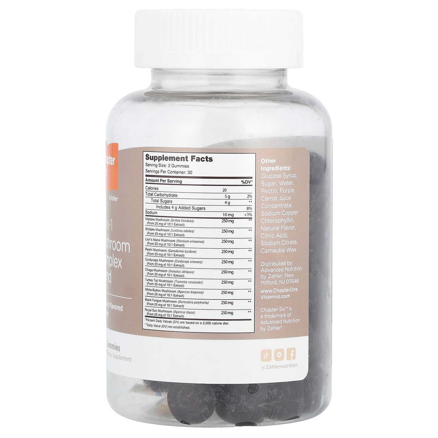 Unlock Focus, Memory & Immunity with Chapter Six Mushroom Complex Gummies - Image 2
