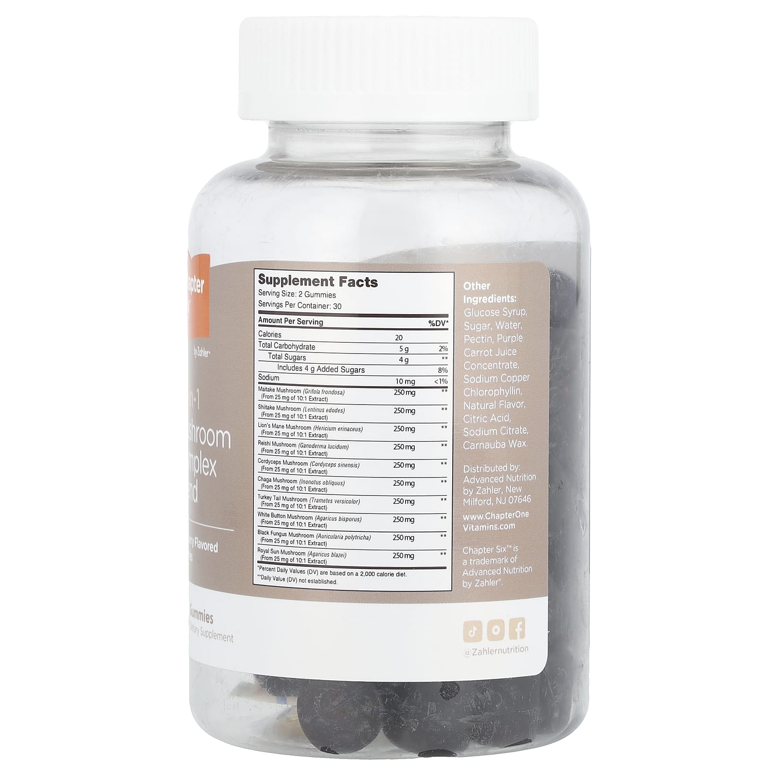 Unlock Focus, Memory & Immunity with Chapter Six Mushroom Complex Gummies - Image 2