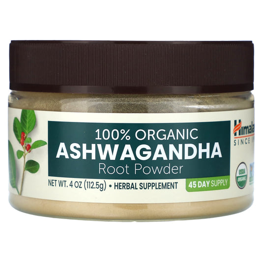 Organic Ashwagandha Root Powder for Stress & Energy - 4 oz - Image 1