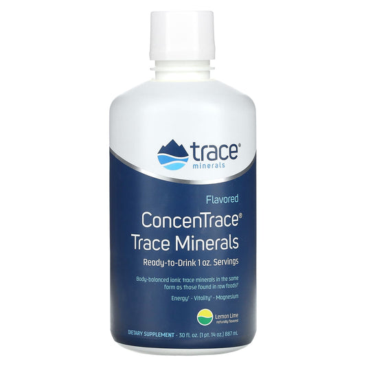 ConcenTrace, Trace Minerals, Lemon Lime, 30 fl oz (887 ml)
