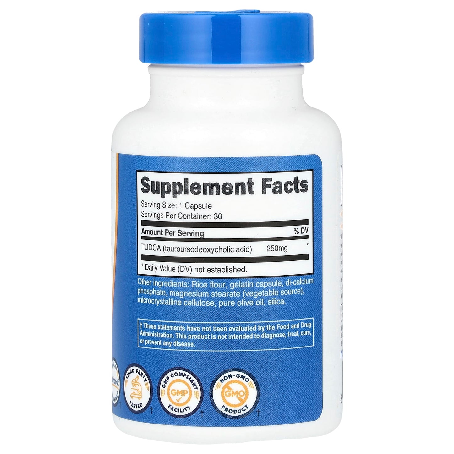 Nutricost, TUDCA, 250 mg, 30 Capsules - Image 2
