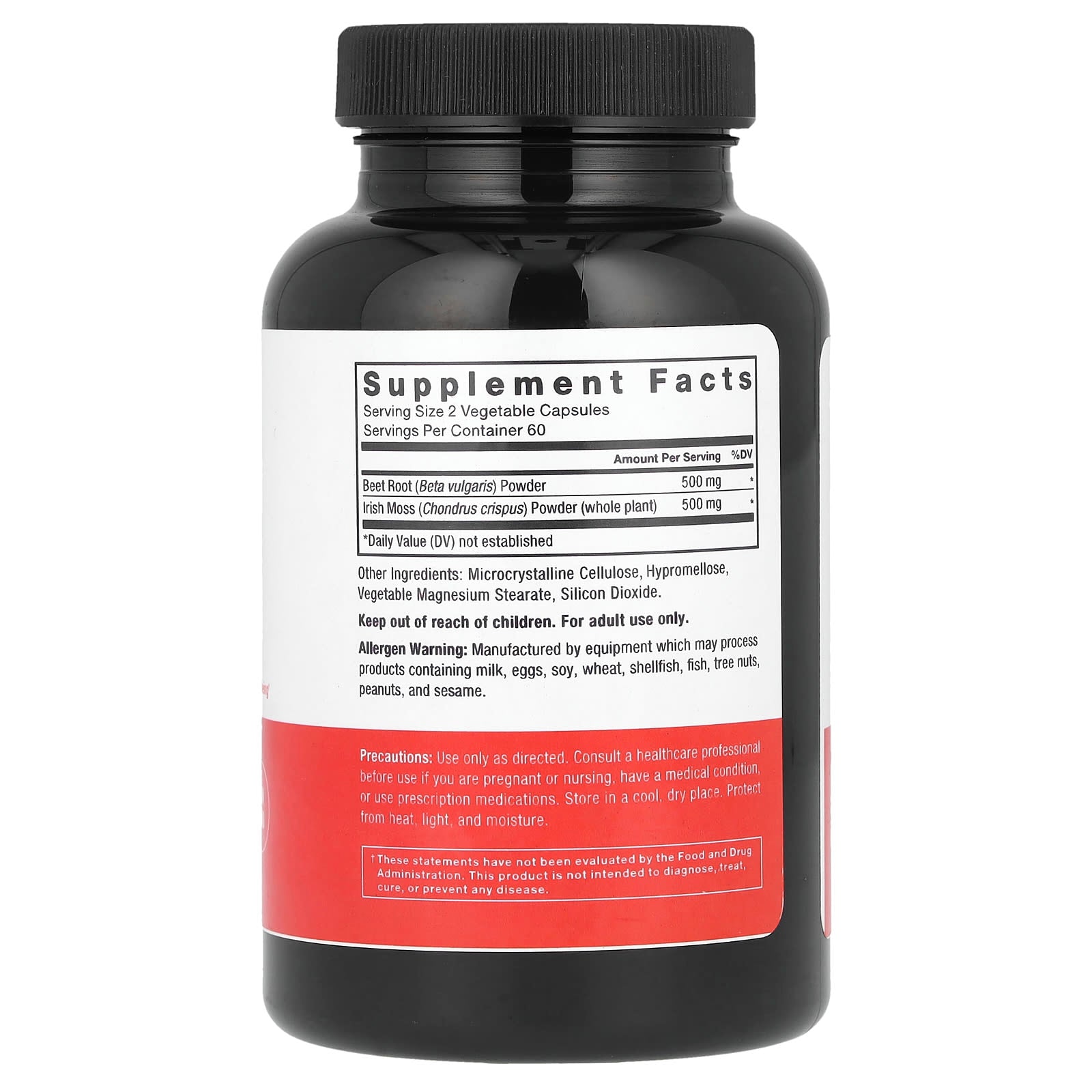 Boost Immunity with Force Factor Irish Sea Moss & Beetroot Capsules - Image 2