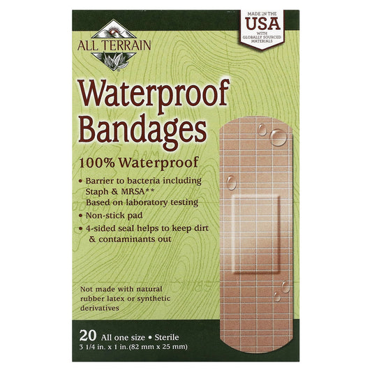 Waterproof Bandages for Minor Cuts & Burns | All Terrain - Image 1