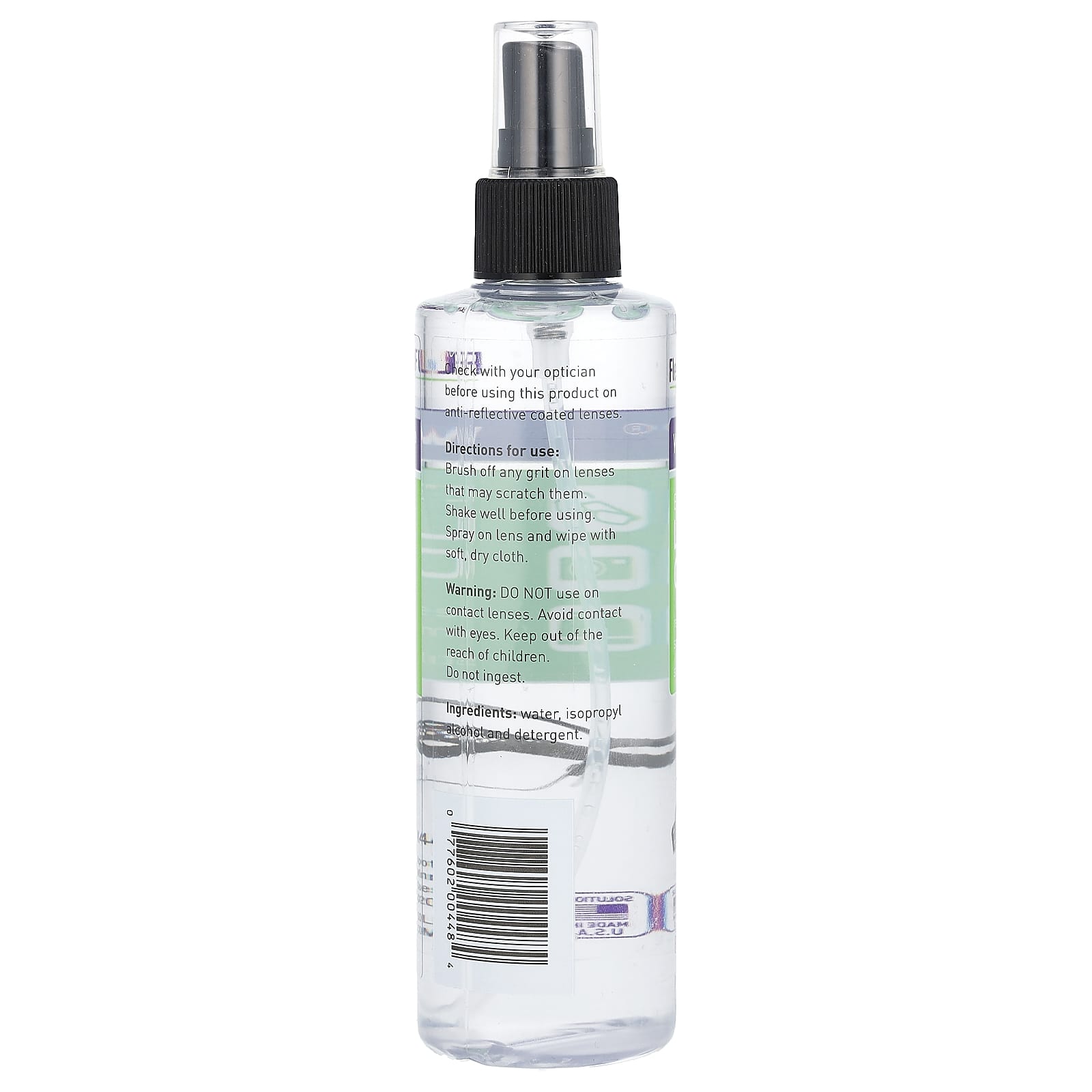 Flents Eyeglass Lens Cleaner - Streak-Free & Oil-Resistant, 8 fl oz - Image 2