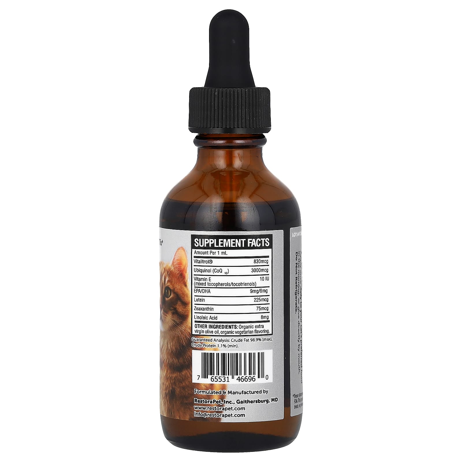 RestoraPet, Feline Formula, Organic Tuna, 2 fl oz (60 ml) - Image 2