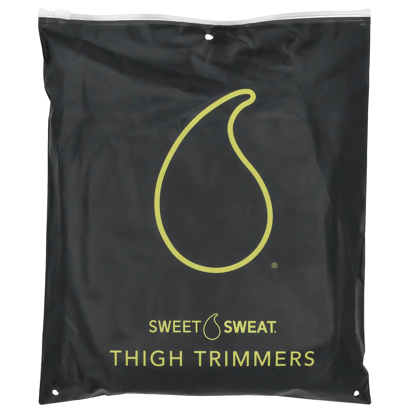 Sports Research, Sweet Sweat®, Thigh Trimmers, Medium, Black & Yellow, 1 Pair - Image 1
