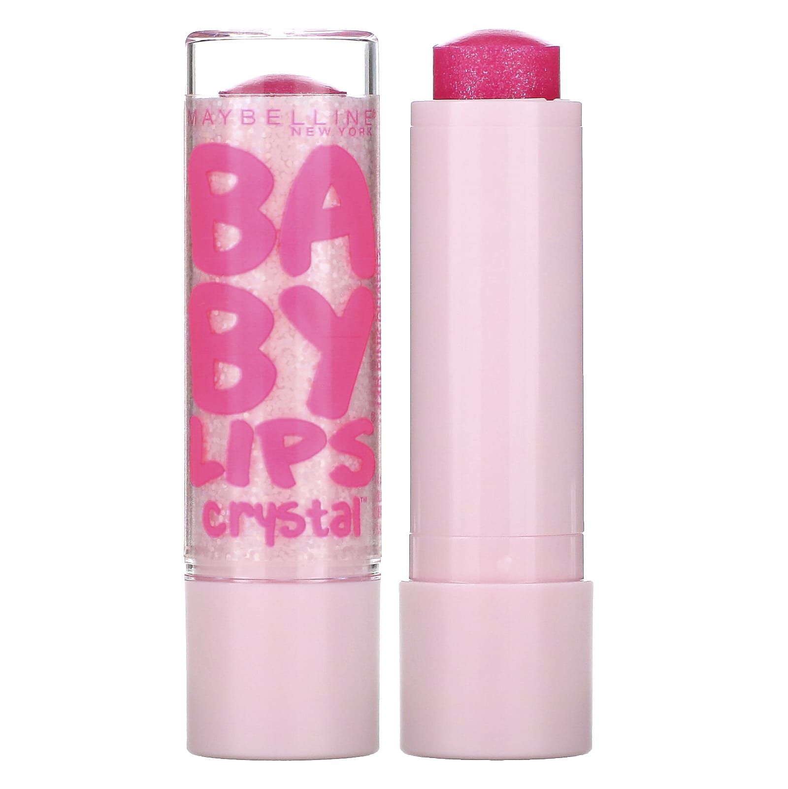 Maybelline, Baby Lips Crystal, Moisturizing Lip Balm, 140 Pink Quartz, 0.15 oz (4.4 g) - Image 1