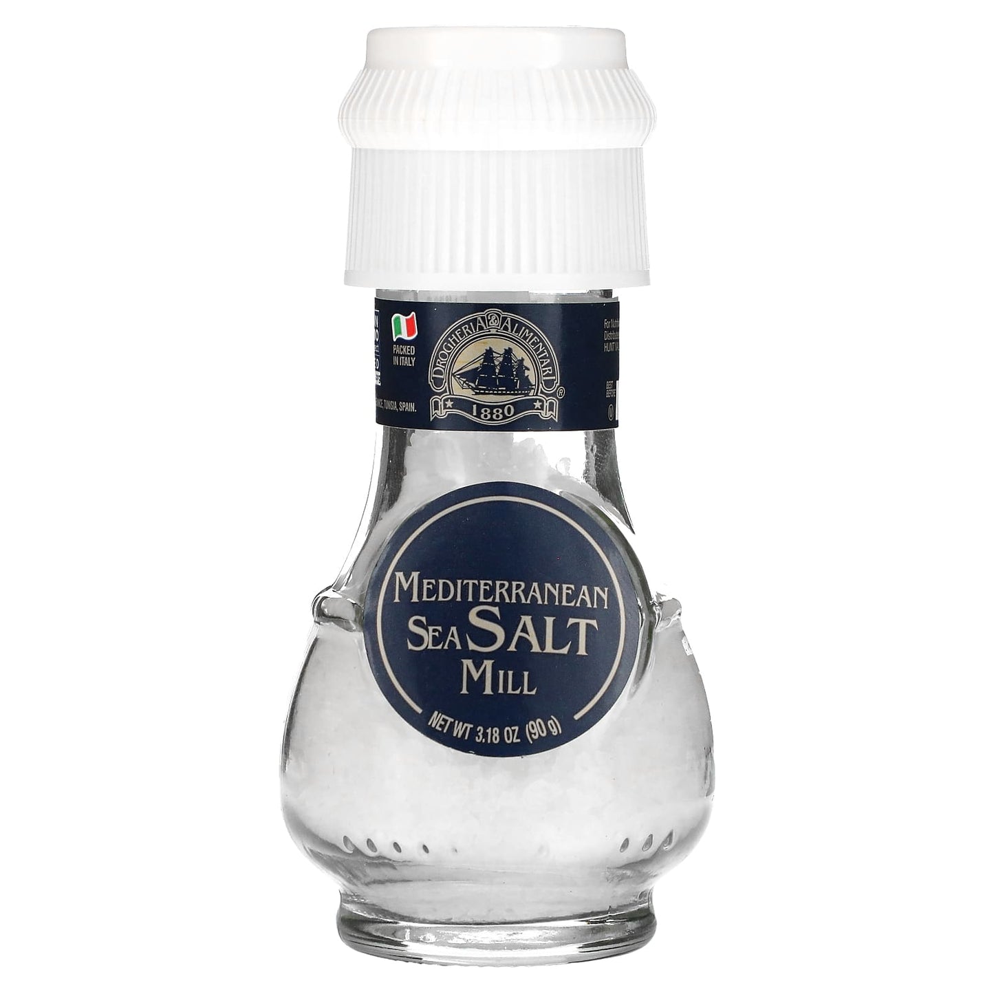 Authentic Mediterranean Sea Salt Mill Grinder by Drogheria & Alimentari - Image 1