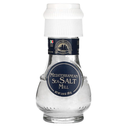 Authentic Mediterranean Sea Salt Mill Grinder by Drogheria & Alimentari - Image 1