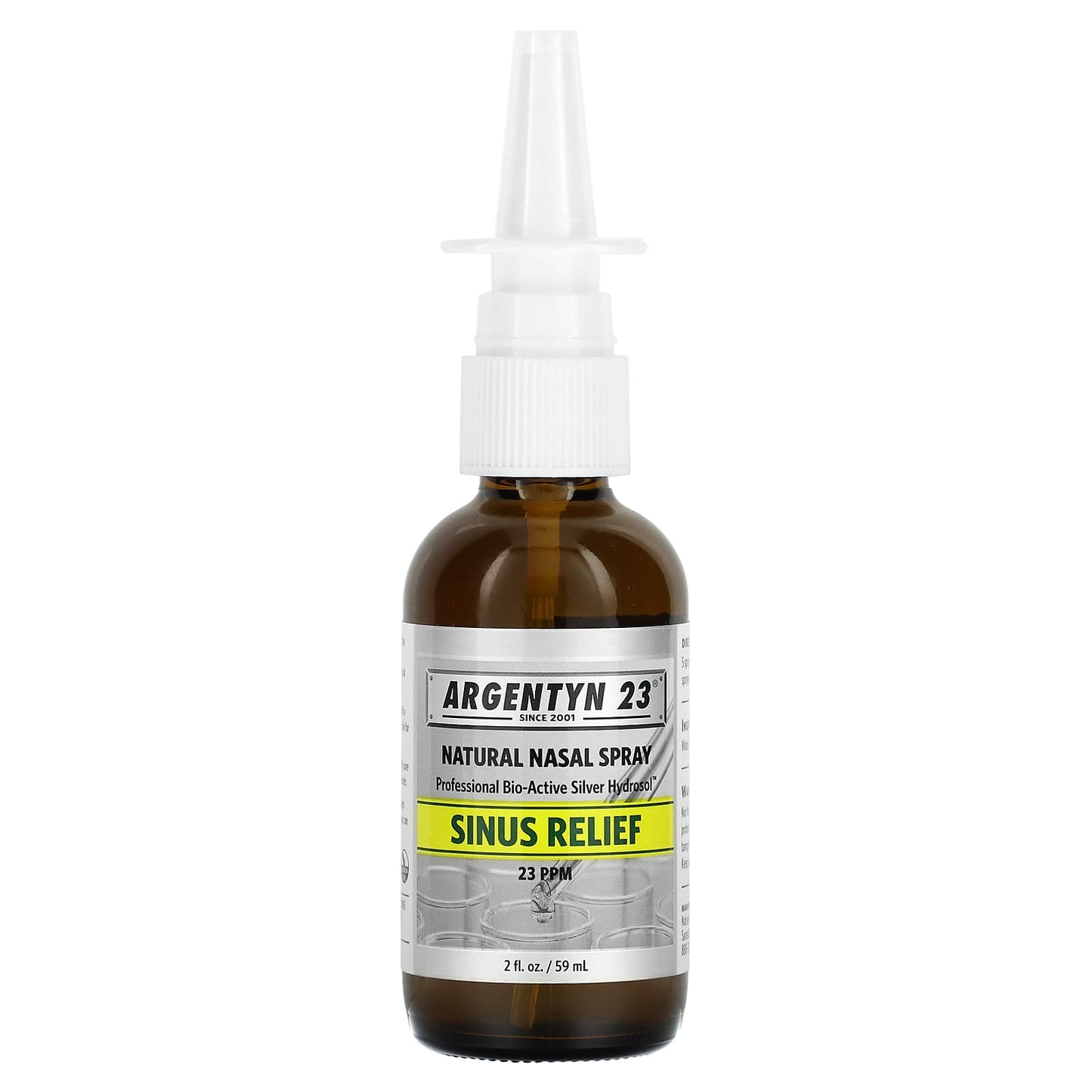 Sovereign Silver, Argentyn 23, Natural Nasal Spray, Sinus Relief, 2 fl oz (59 ml) - Image 1