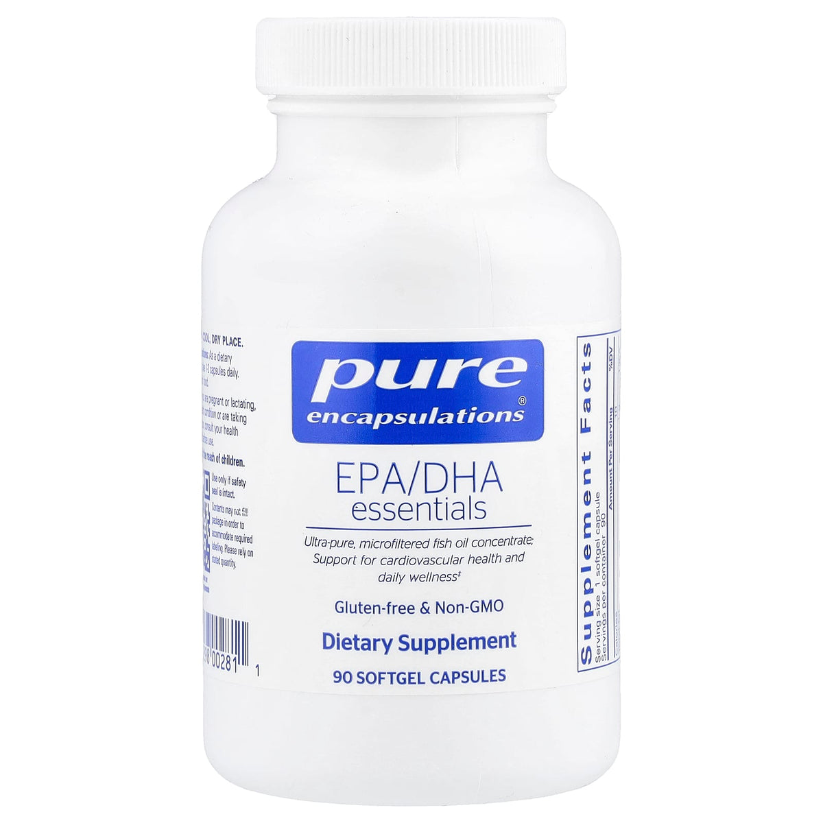 Pure Encapsulations, EPA/DHA Essentials, 90 Softgel Capsules - Image 1