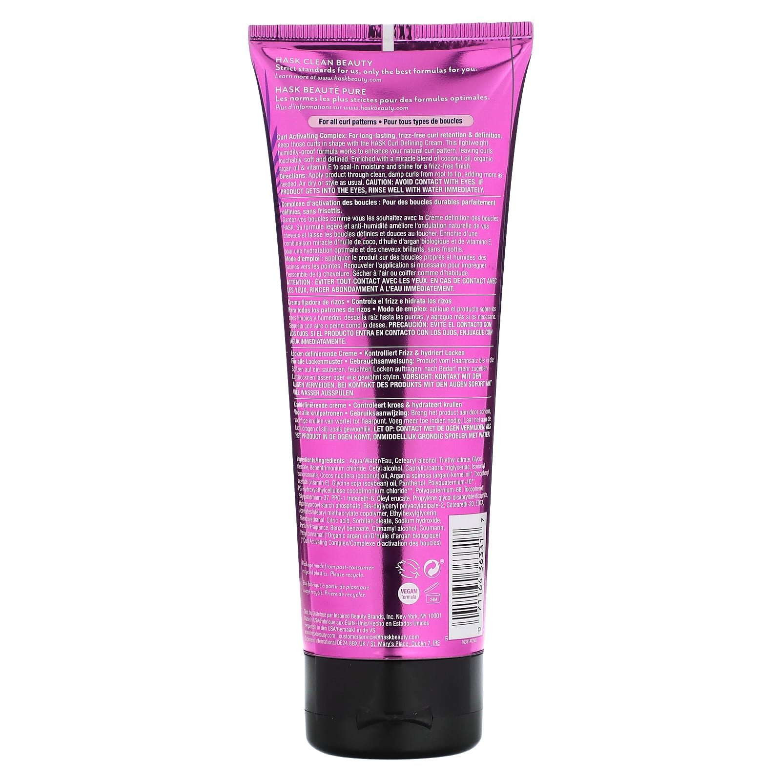 Define Your Curls with Hask Beauty's Cruelty-Free Curl Defining Cream - Image 2