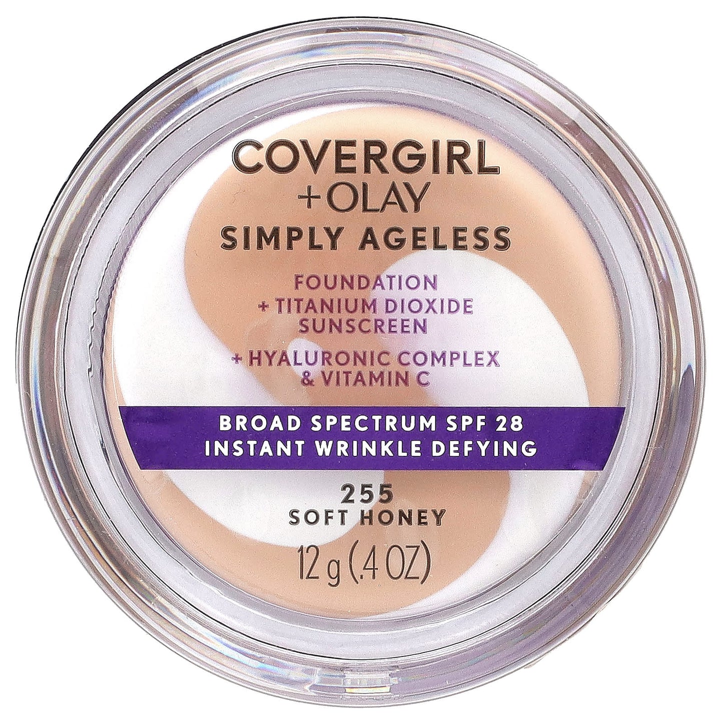 Covergirl Simply Ageless Foundation, SPF 28, 0.4 oz (12g) - Image 1