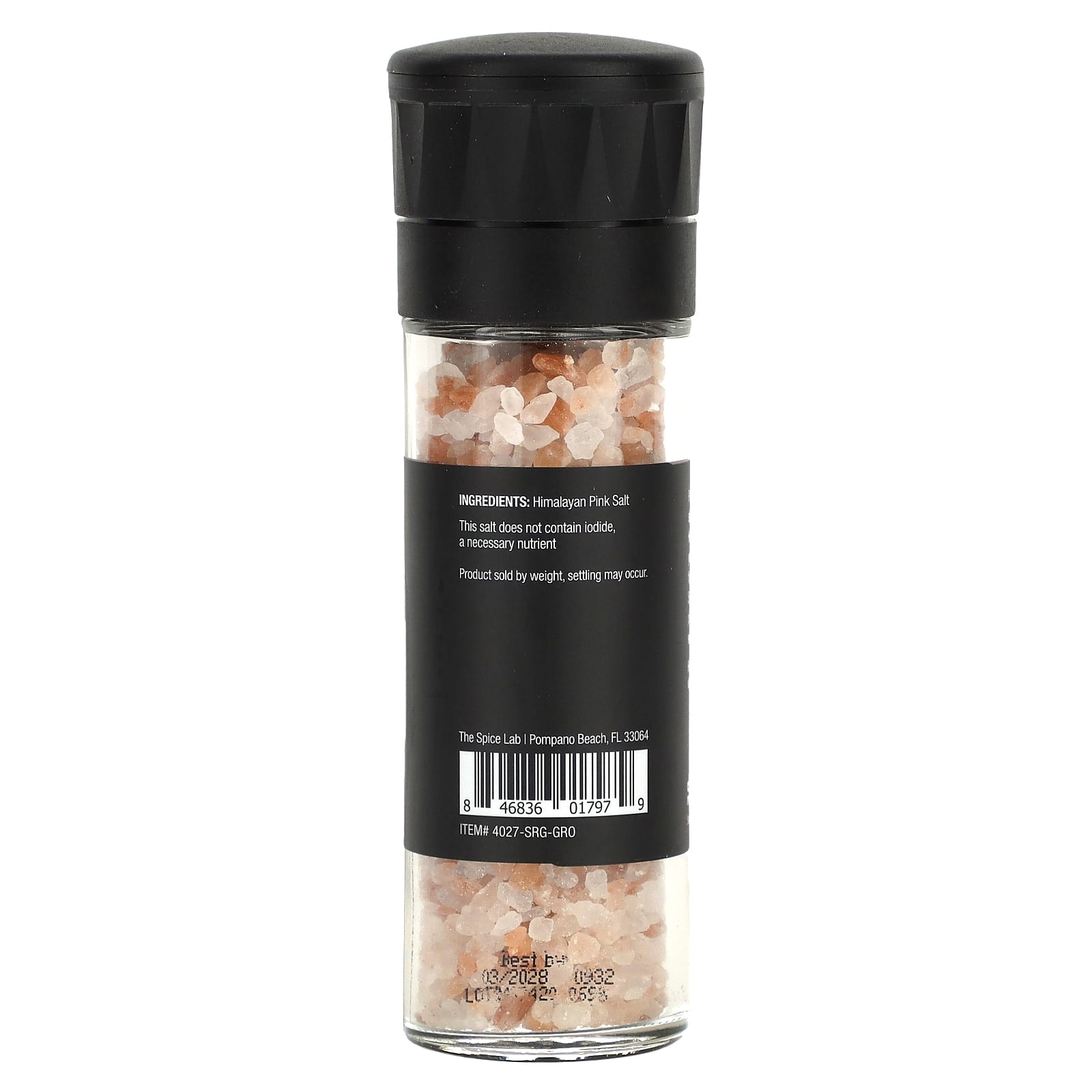 The Spice Lab, Himalayan Pink Salt, Coarse Grain, 4.2 oz (119 g) - Image 2