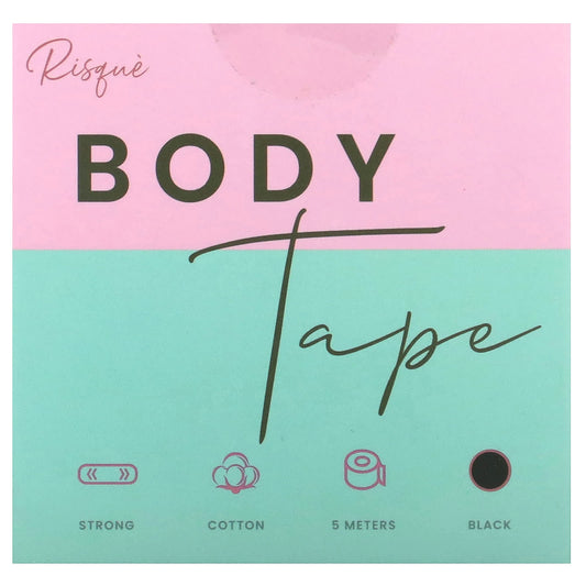 Risque, Body Tape, Black, 1 Roll, 5 Meters - Image 1