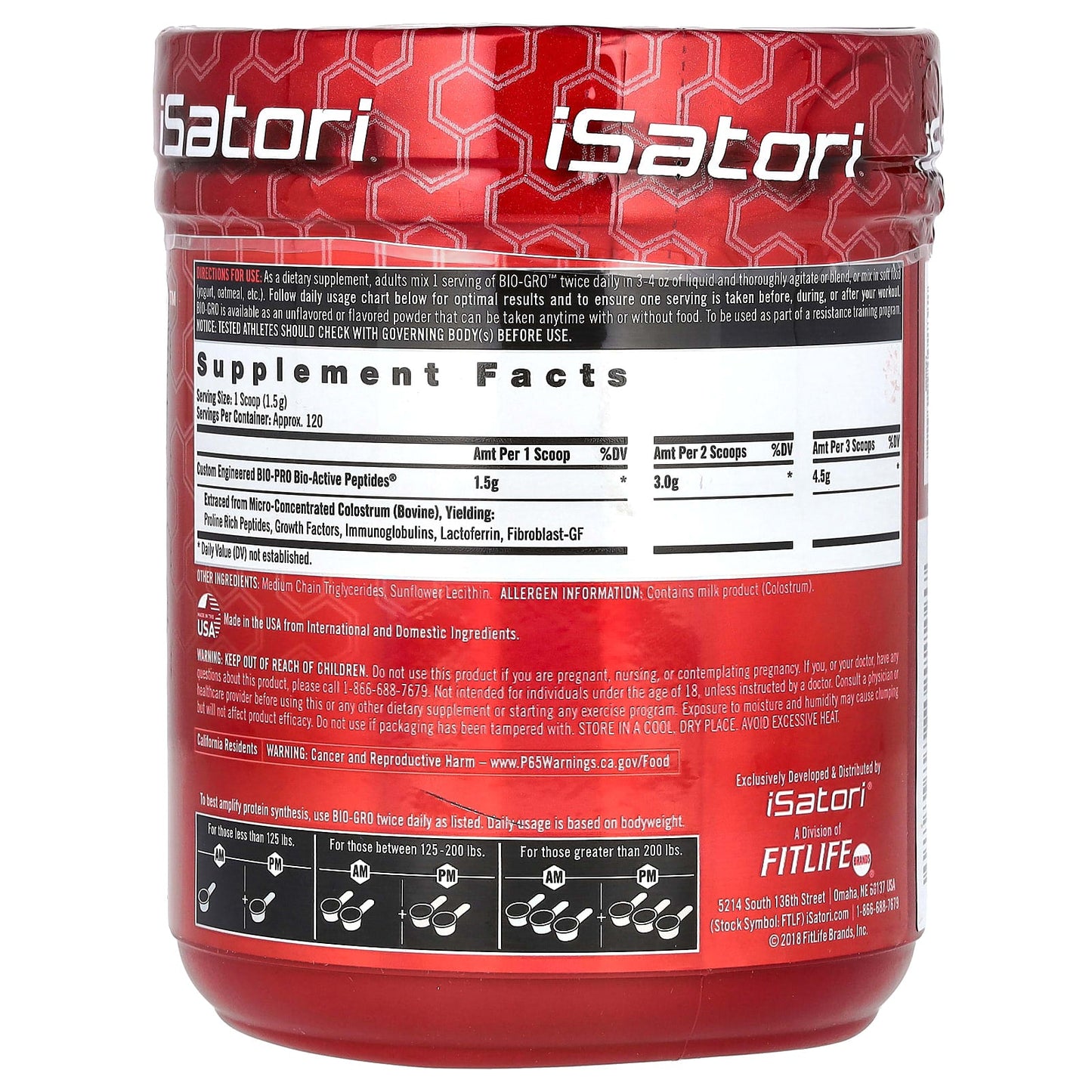 Accelerate Muscle Recovery and Growth with Isatori Bio-Gro - Image 2