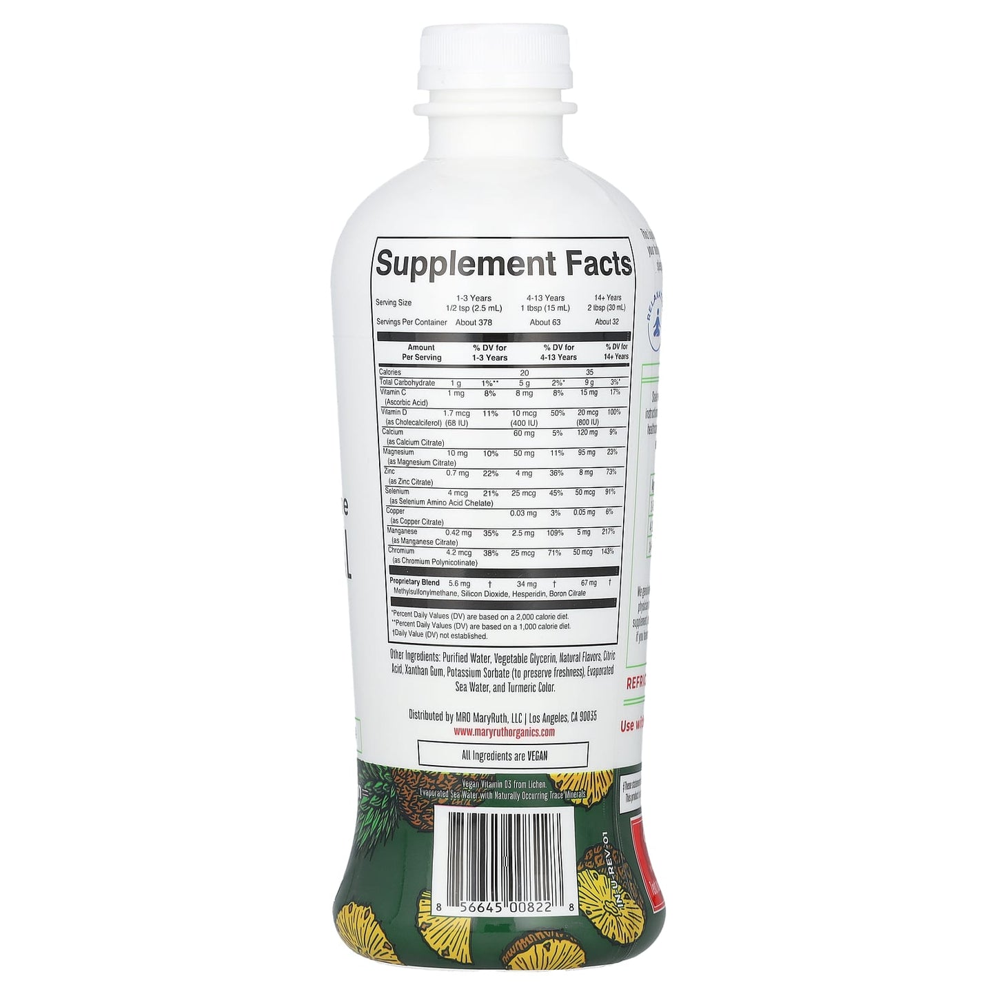 MaryRuth's, Liquid Nighttime Multimineral, Pineapple Dream, 32 fl oz (946 ml) - Image 2