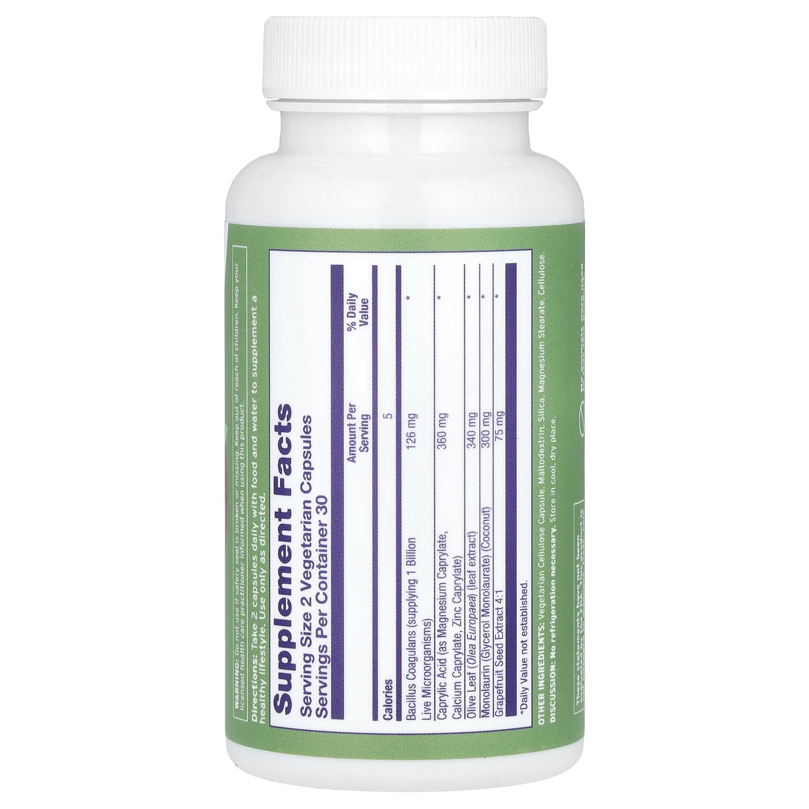 Emerita Yeast Assist Probiotic - 60 Veg Capsules for Gut Health - Image 2
