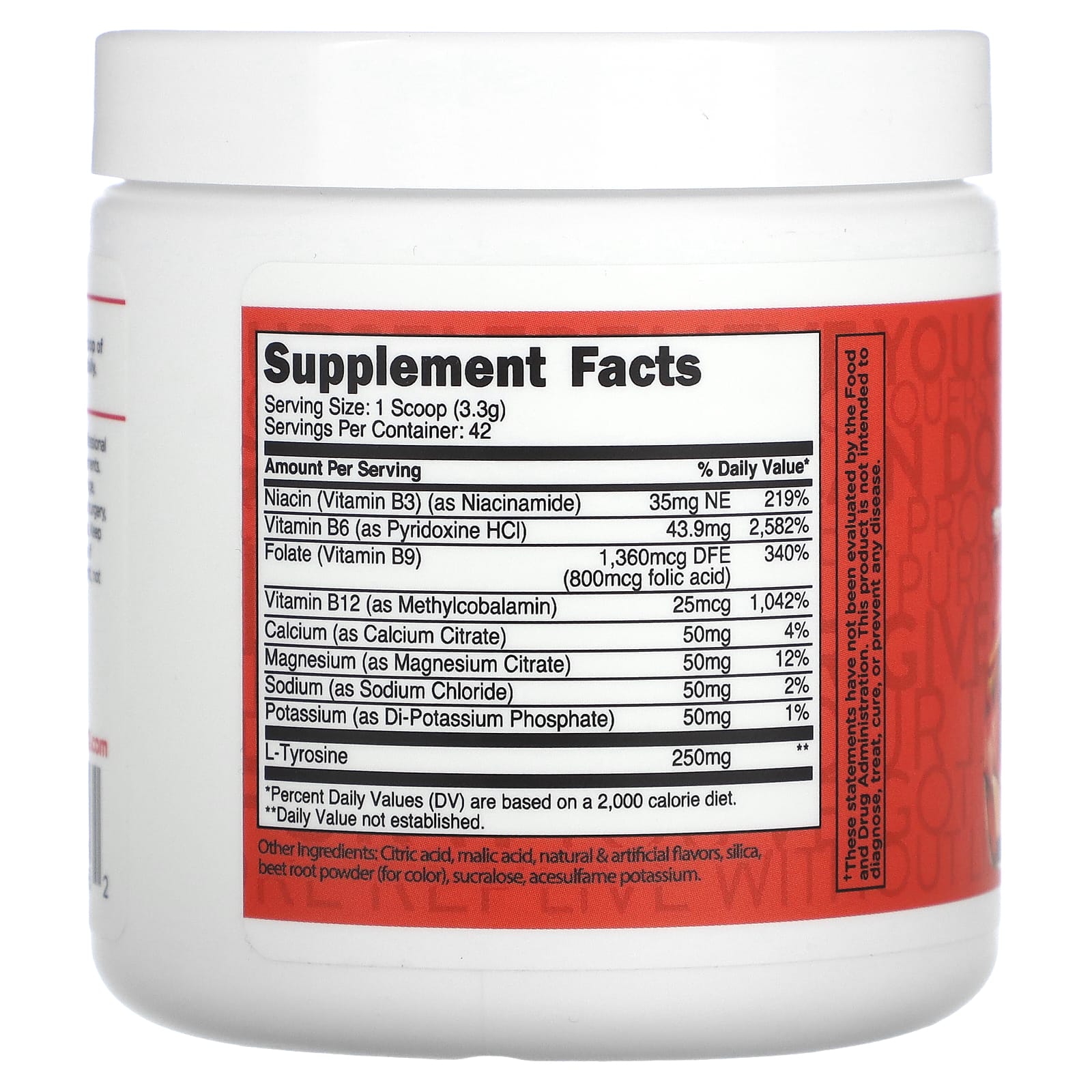TransformHQ, Hydration, Electrolyte Drink Mix, Fruit Punch, 4.9 oz (138.6 g) - Image 2