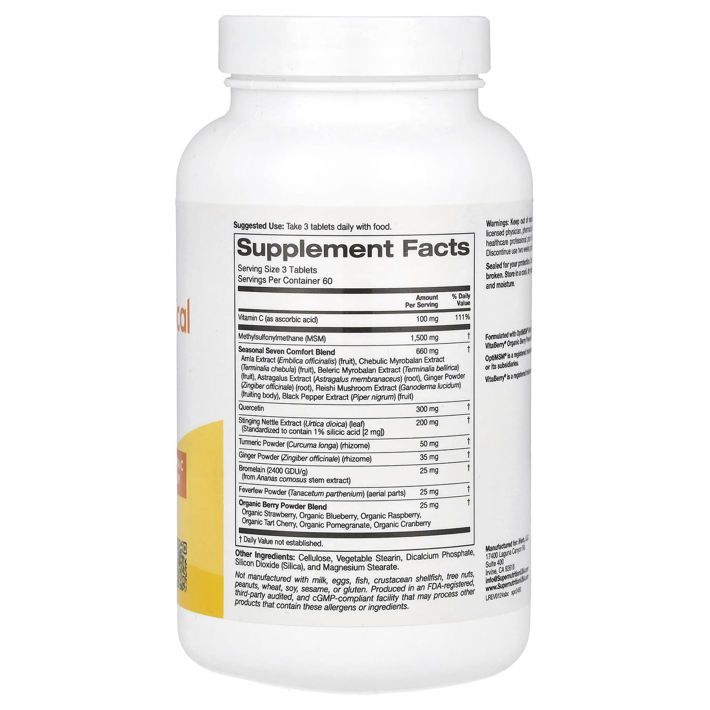 Support Your Body's Natural Response with Super Nutrition Seasonal Botanical Complex - Image 2