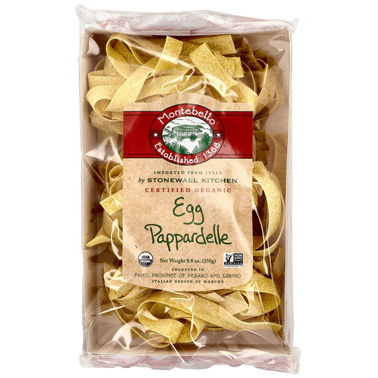 Montebello, Organic Egg Pappardelle, 8.8 oz (250 g) - Image 1