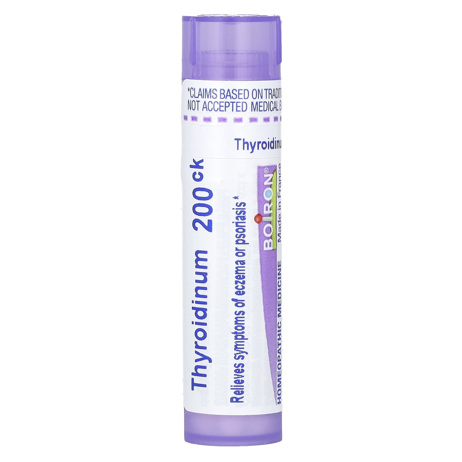 Boiron Thyroidinum 200CK Homeopathic Eczema Relief, 80 Pellets - Image 1
