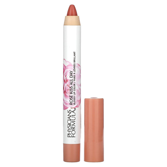 Physicians Formula, Rosé Kiss All Day, Glossy Lip Color, 1711502 Sweet Nothings, 0.15 oz (4.3 g) - Image 1