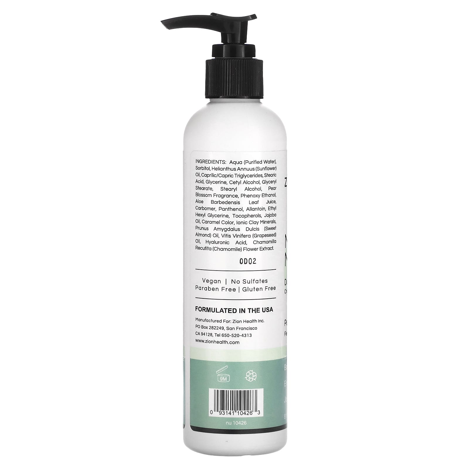 Zion Health, Mineral Moisture Daily Lotion, Pear Blossom, 8 fl oz (240 ml) - Image 2