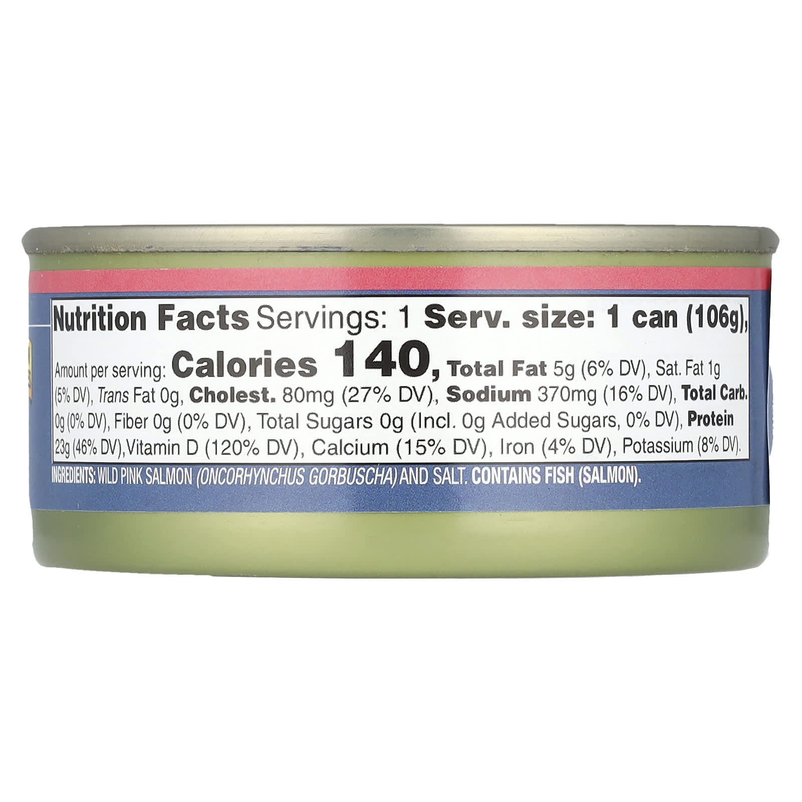 Wild Planet, Wild Pink Salmon with Skin & Bones, 3.75 oz (106 g) - Image 2