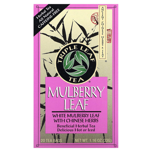 Triple Leaf Tea, Mulberry Leaf Tea, 20 Tea Bags, 1.16 oz (33 g) - Image 1
