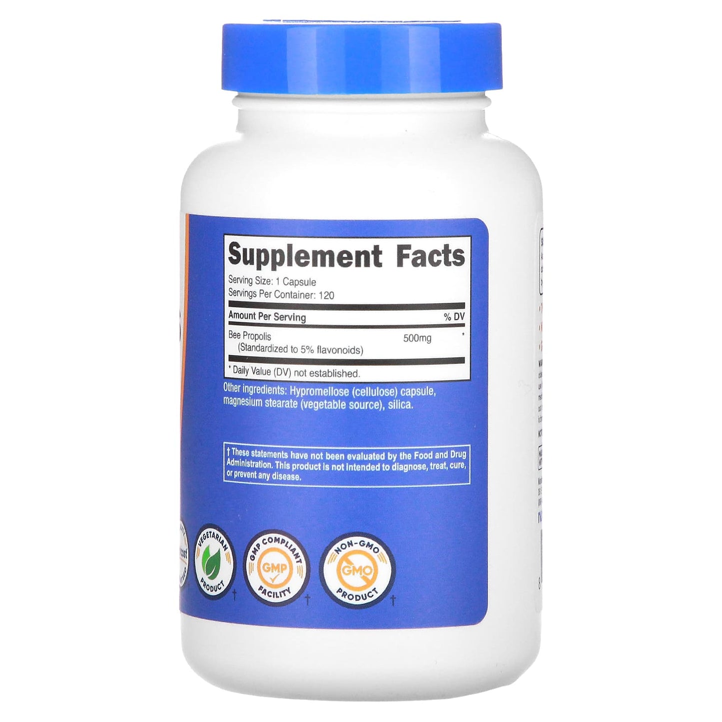 Nutricost, Bee Propolis, 500 mg, 120 Capsules - Image 2