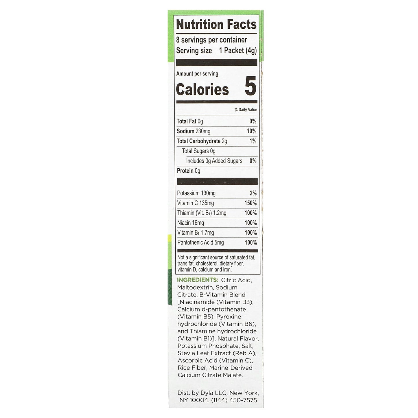 Stur, Hydration + Electrolytes + Antioxidants Drink Mix, Lemon-Lime, 8 Sticks, 0.14 oz (4 g) Each - Image 2