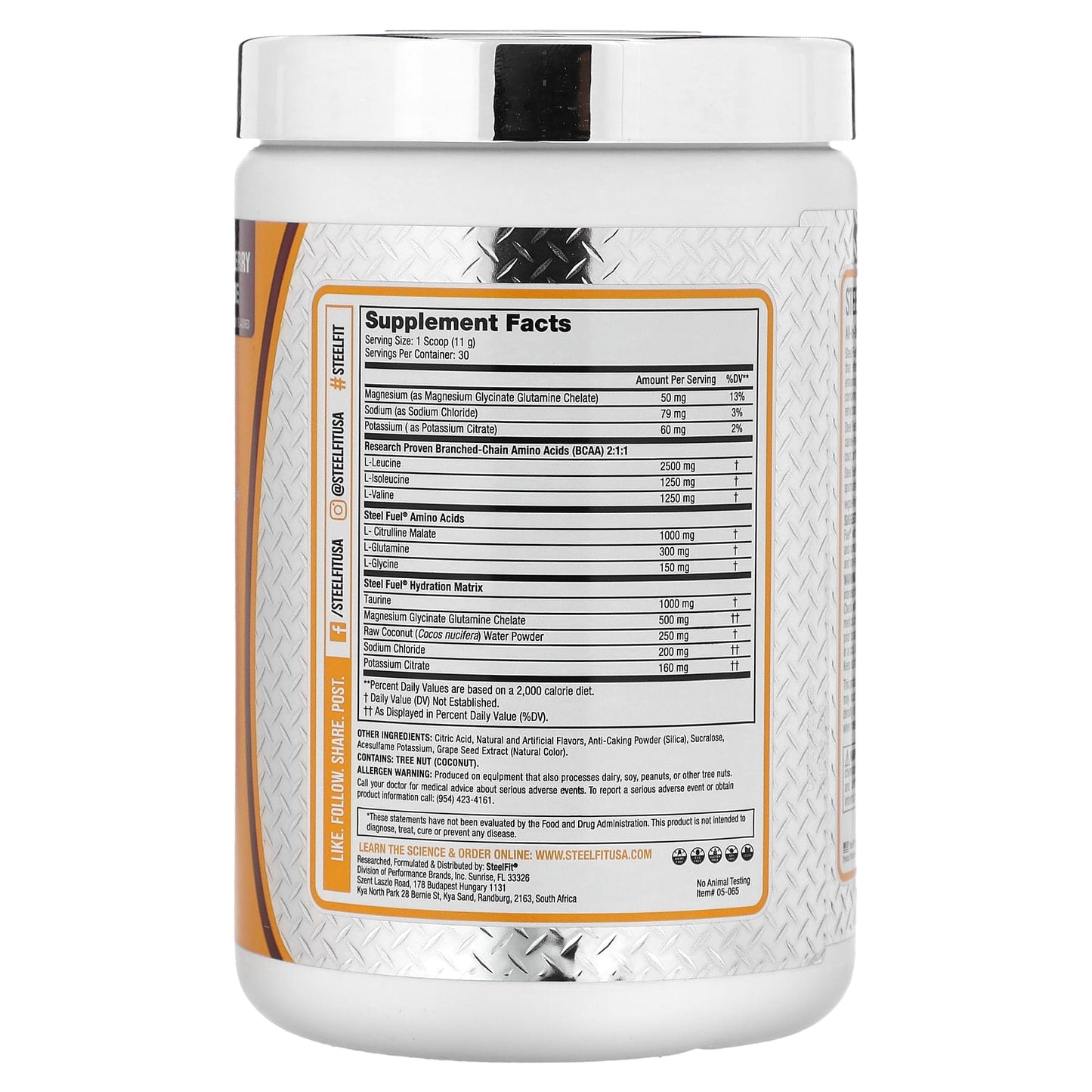SteelFit, Steel Fuel, Black Cherry Slushie, 11.64 oz (330 g) - Image 2