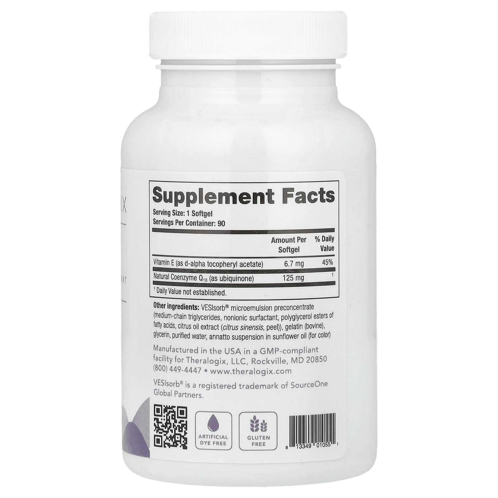 Theralogix, NeoQ10, 90 Softgels - Image 2