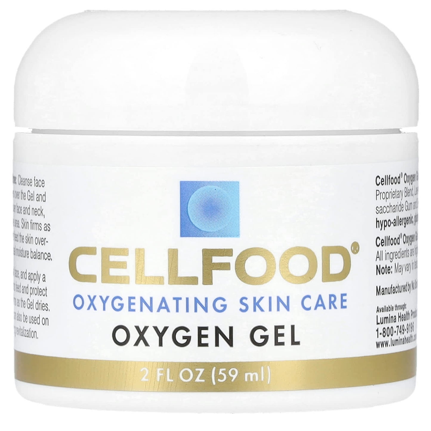 Cellfood Oxygen Gel, 2 fl oz (59 ml) - Soothing & Radiant Skin - Image 1