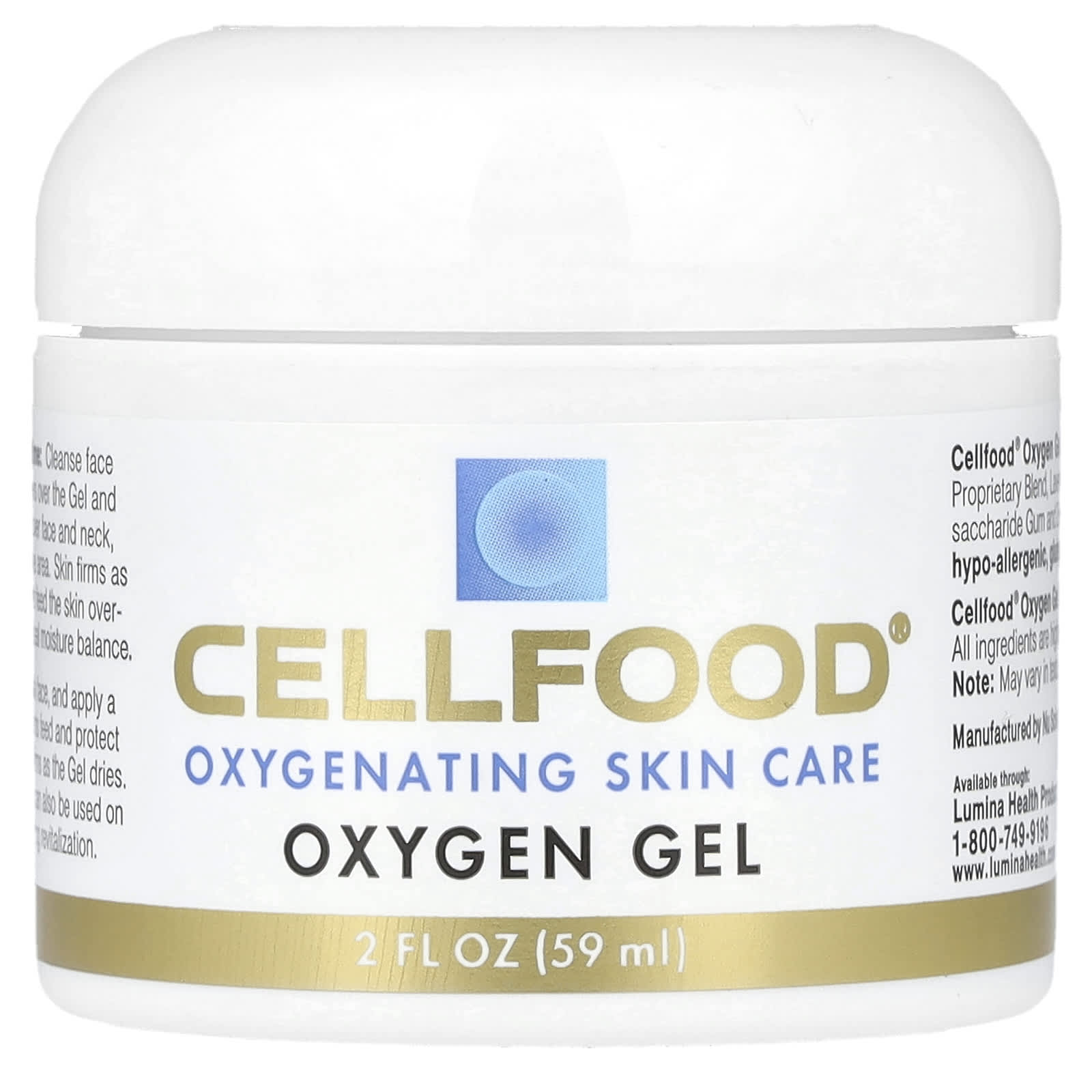Cellfood Oxygen Gel, 2 fl oz (59 ml) - Soothing & Radiant Skin - Image 1