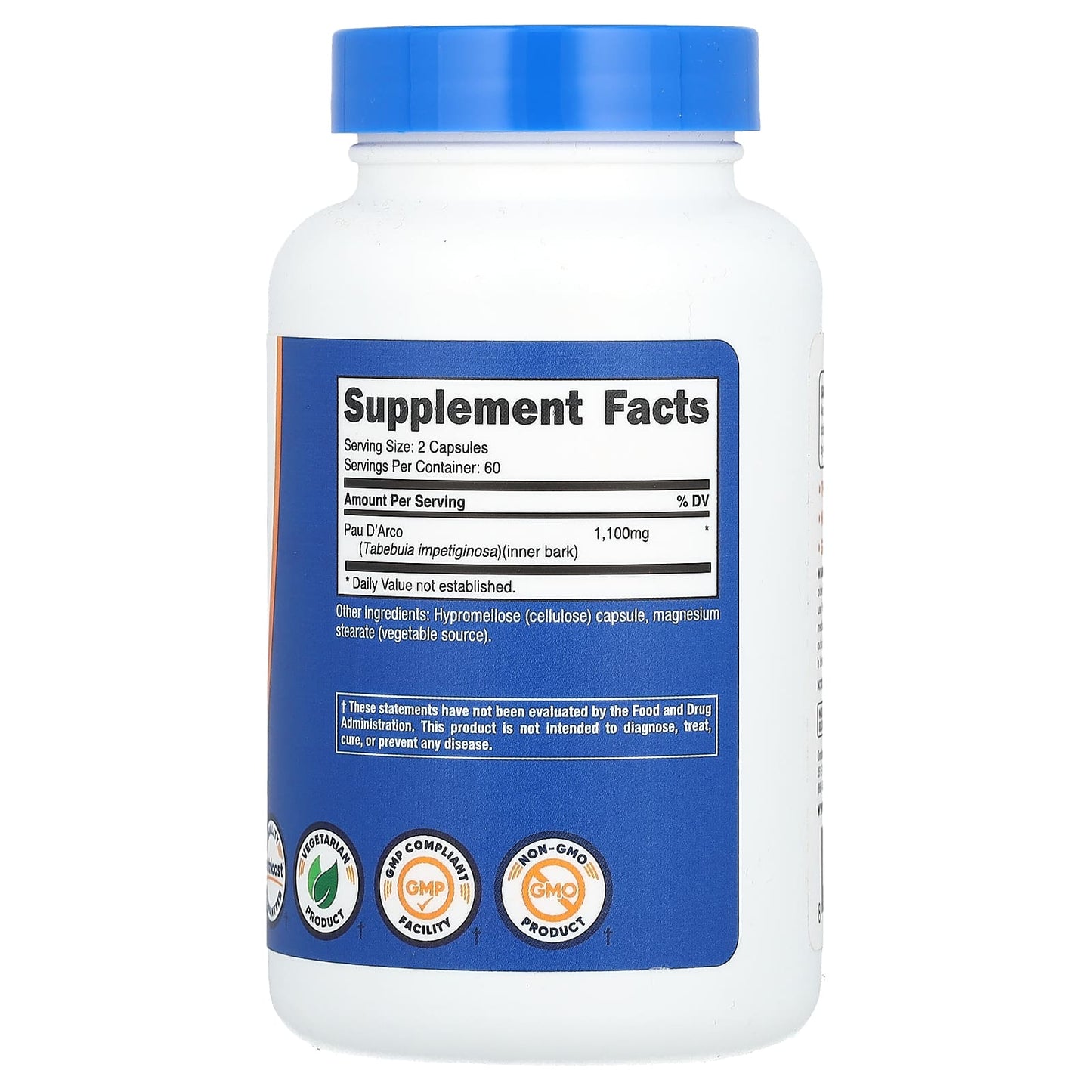 Nutricost, Pau D'Arco, 120 Capsules (550 mg per Capsule) - Image 2