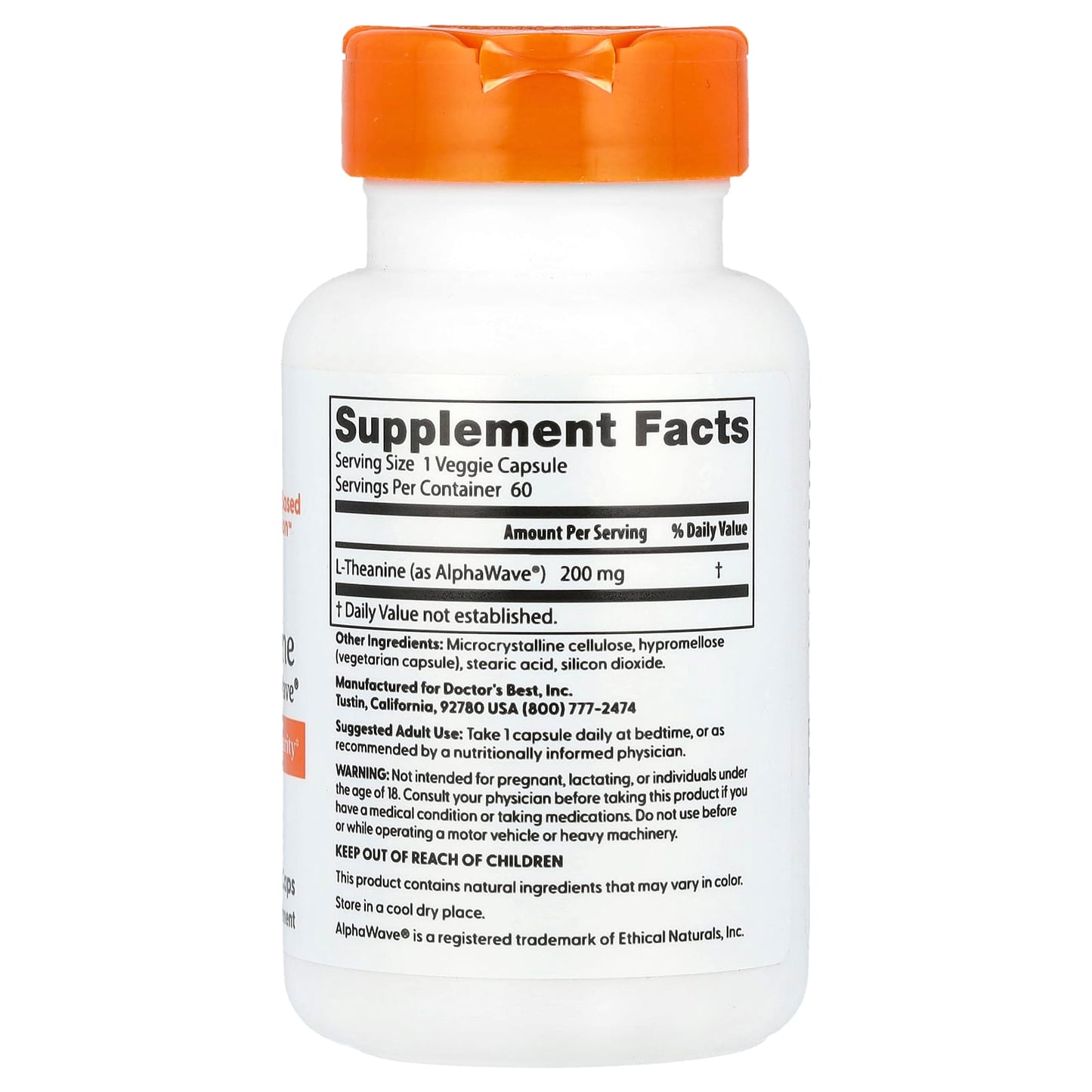 Alpha Wave Relaxation & Focus with Doctor's Best L-Theanine 200mg - Image 2