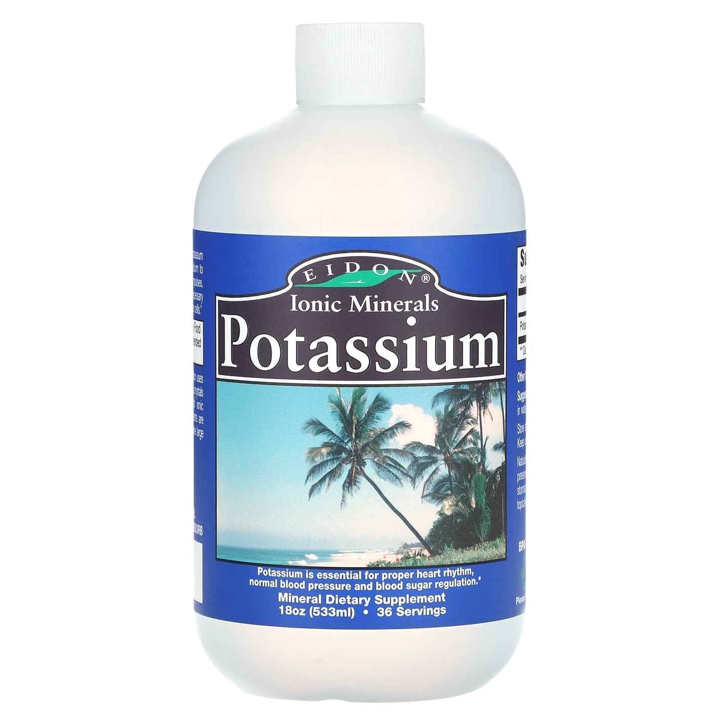 Ionic Potassium Supplement - Bioavailable Liquid by Eidon Ionic Minerals - Image 1
